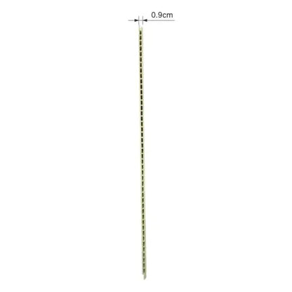 Panou decorativ riflaj WPC, Naimeed D7565, sistem de imbinare tip ''U'', aspect rafinat si montaj usor, 260x61.1x0.9cm, gri marmorat