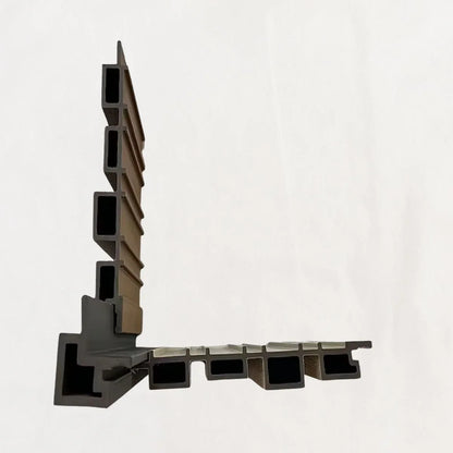 Coltar coextrudat pentru lambriu WPC exterior, Naimeed D7501, Dimensiuni 280x5.6x4.9cm, Teac