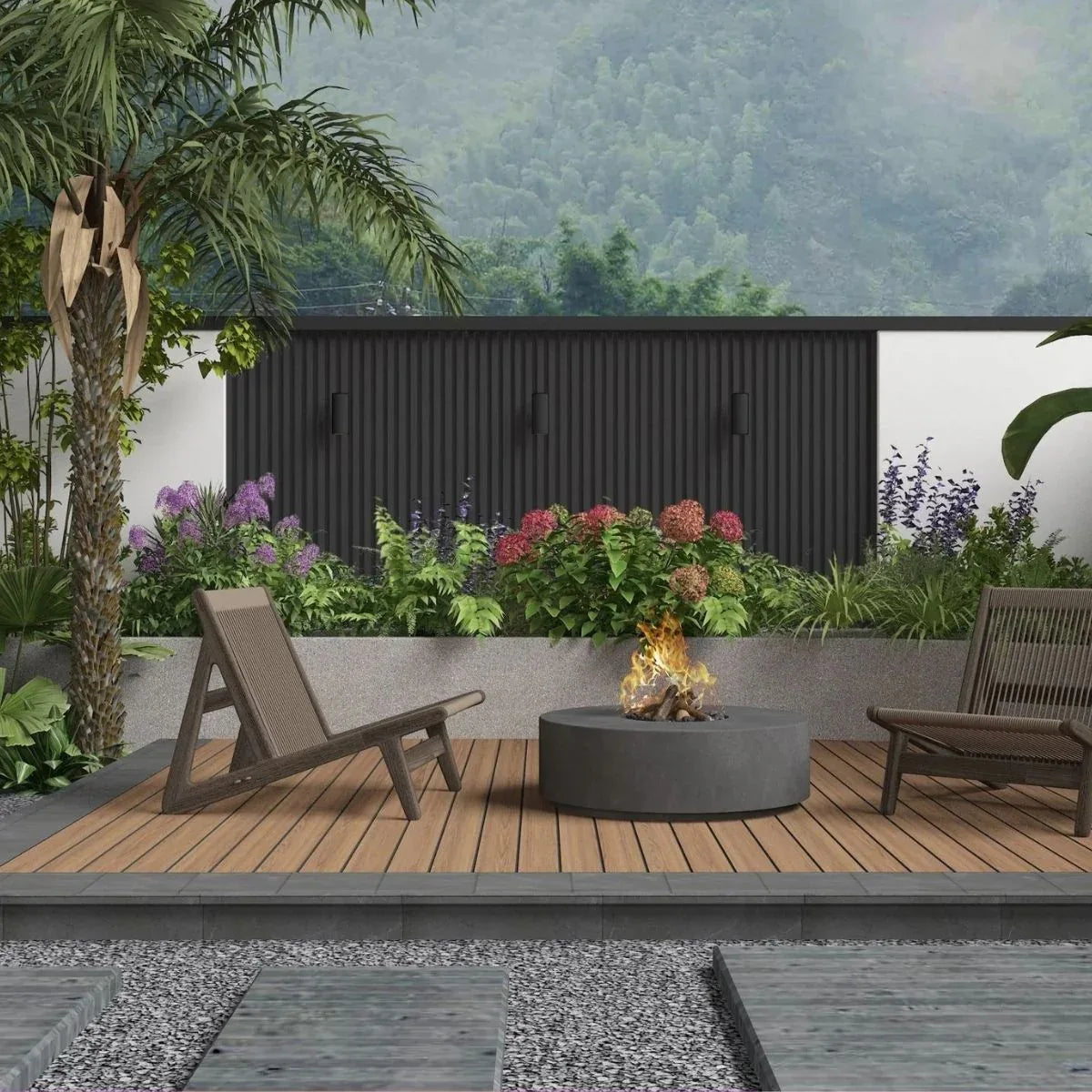 Lambriu decorativ WPC, reliefat, pentru exterior, montaj rapid, rezistenta ridicata, Naimeed D7492, 280x22x2.6cm, Tec