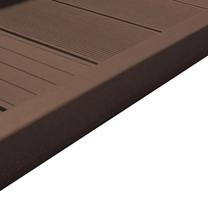Cornier Perimetral, exterior, din compozit WPC ,cu strat coextrudat protector Naimeed D7511, Dimensiuni 280X4.1X4.1cm, Gri
