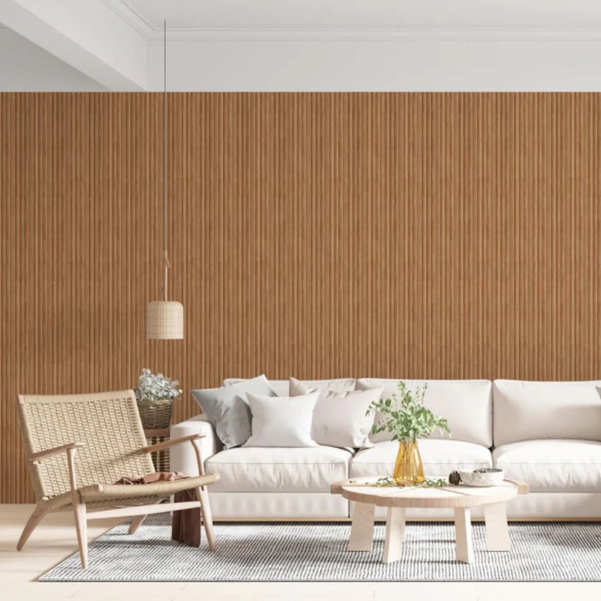 Panou riflaj MDF flexibil, Naimeed D7849, finisaj premium tip furnir tehnologic, 270x60x1.2cm