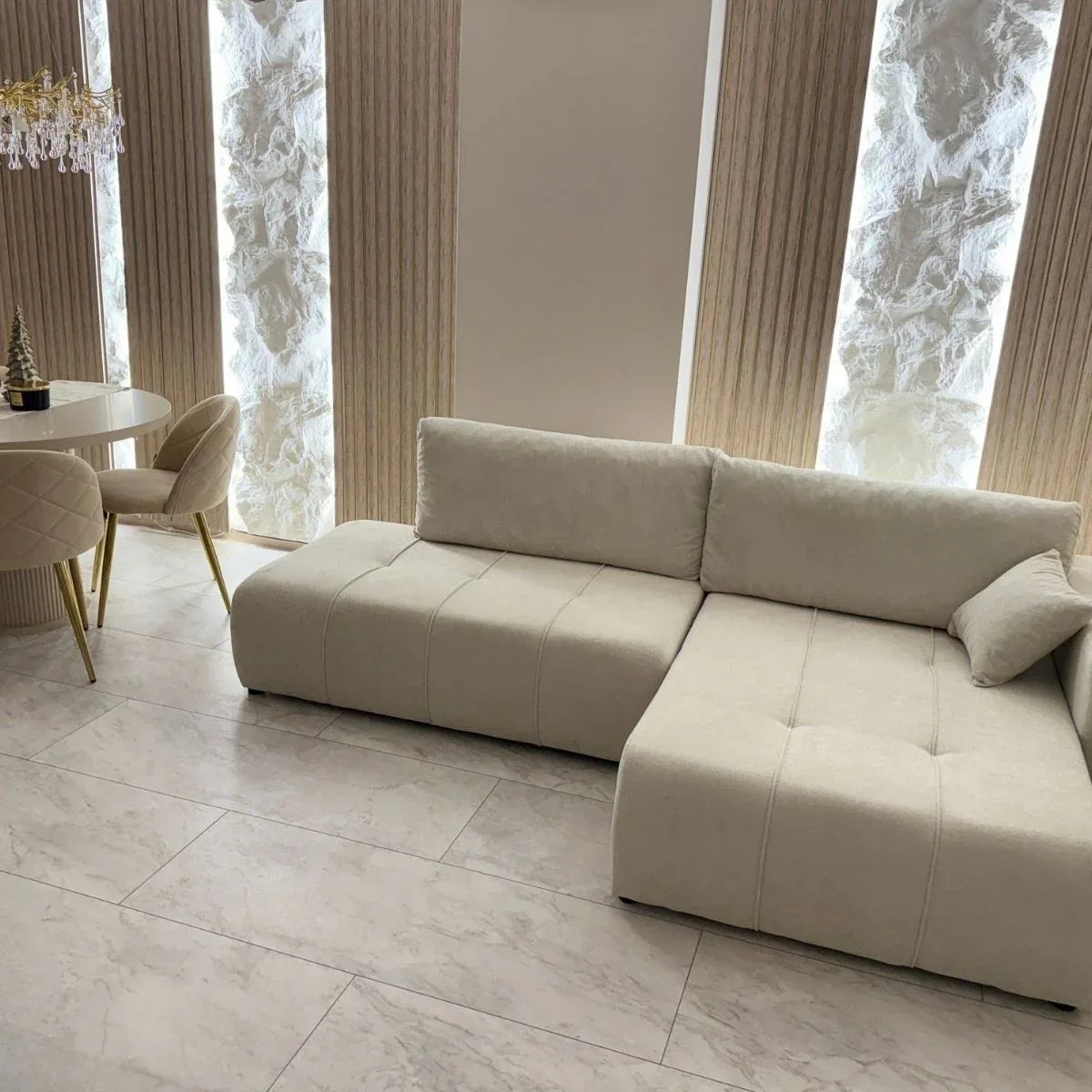 Panou decorativ 3D, efect piatră naturală, ultraușor, Naimeed D7586, pentru interior și exterior, 120x60x6cm, Negru