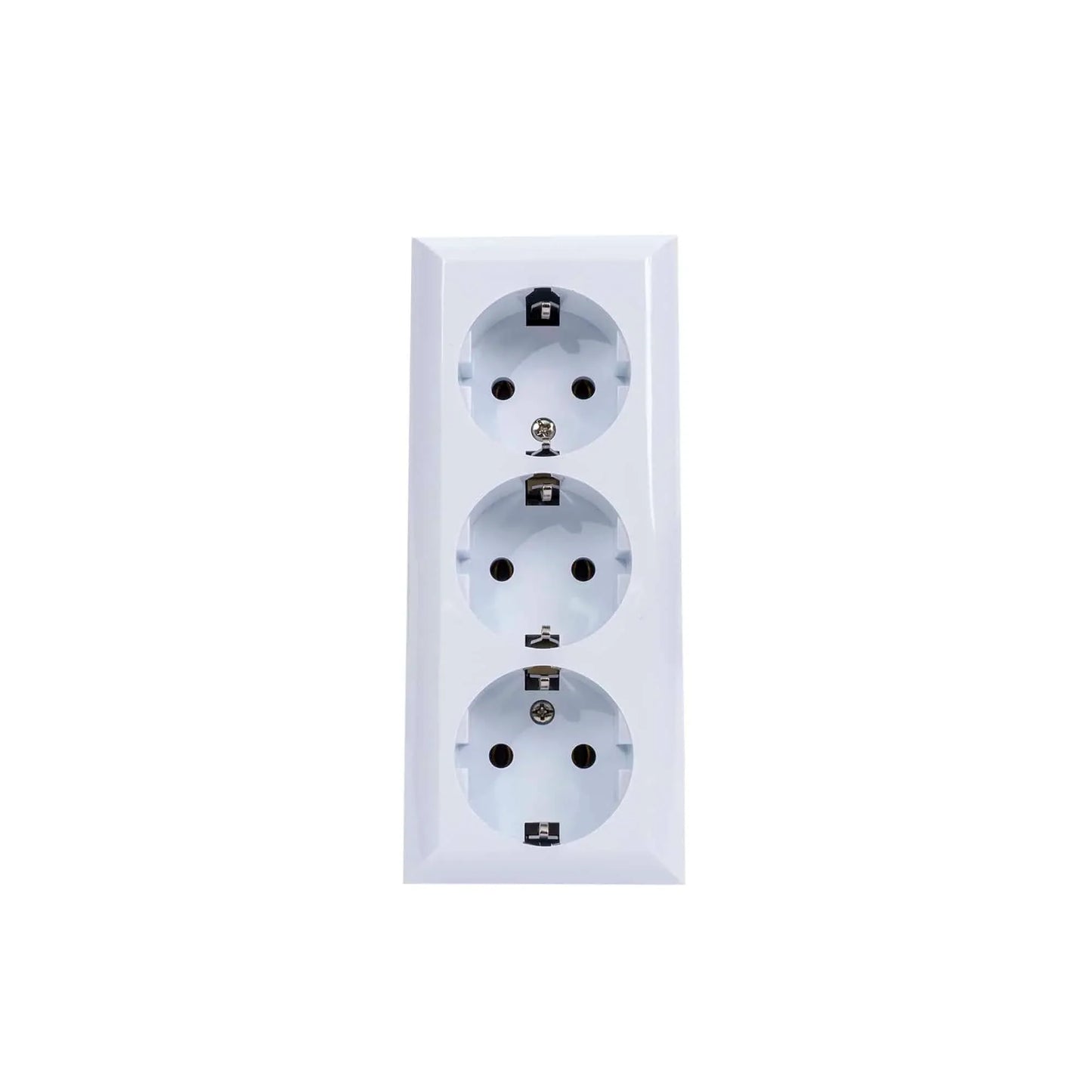 Priza tripla cu CP PT QUATRIC, 16A, 250V / QC-6-0312