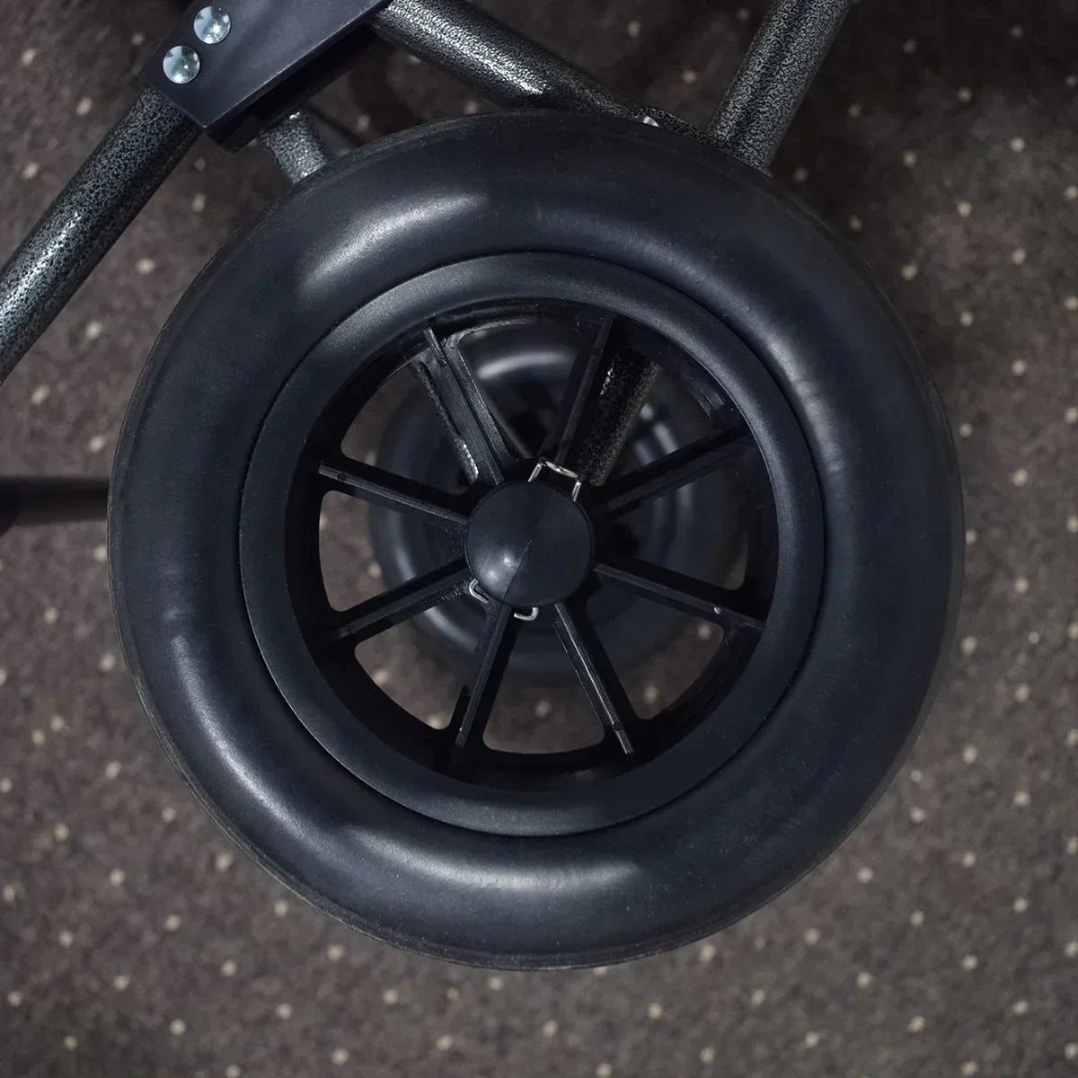 Carucior de piata pliabil, Naimeed D4947, 2 roti, 49 L, Rosu