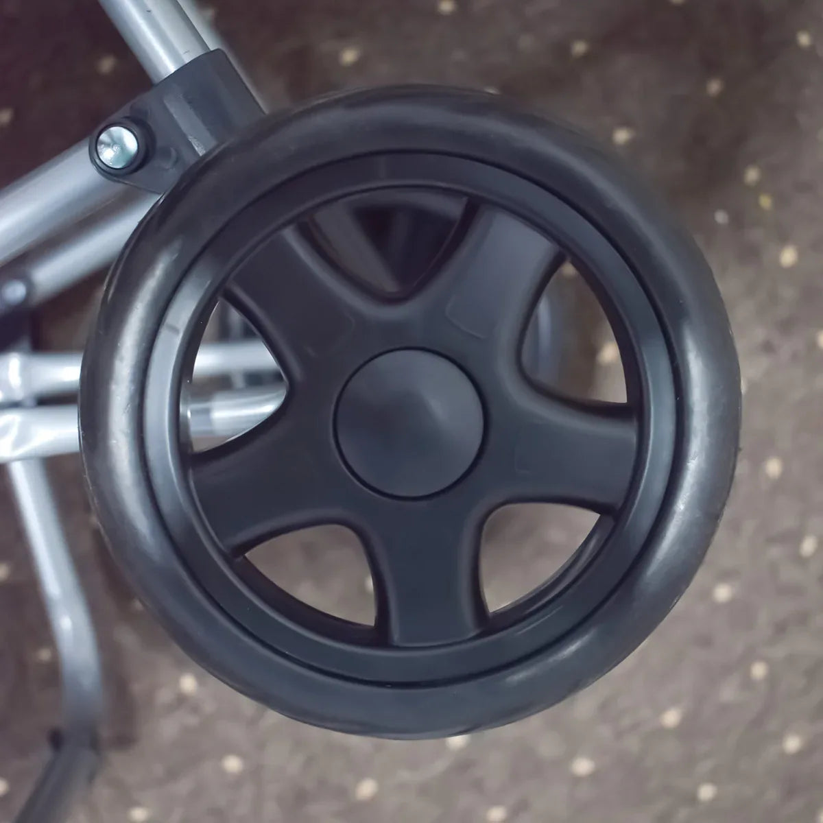 Carucior de piata pliabil, Naimeed D4945, 2 roti, 43 L, Rosu