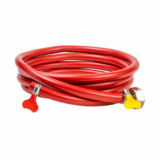 Set furtun gaz 2,5M plus stut butelie, plus 2 coliere / SET 30045