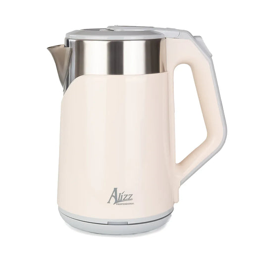 Fierbator apa, Sokany SK-0702, 2400W, capacitate 2.3L, control temperatura, indicator luminos, Crem