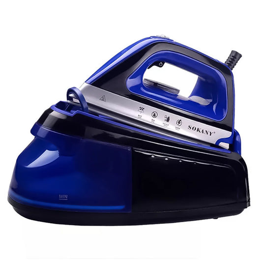 Statie de calcat cu  abur Sokany SK-188, 2400W, 1.2L, Albastru