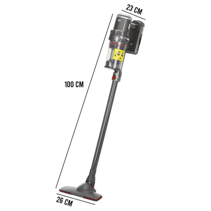 Aspirator vertical, Acumulator, Sokany SK-3377, 1.1 L, autonomie 40 min, accesorii, Gri