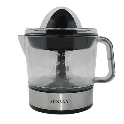 Storcator citrice Sokany JE-623D, 45W, 0.7L, 2 conuri, Negru/Inox
