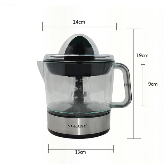 Storcator citrice Sokany JE-623D, 45W, 0.7L, 2 conuri, Negru/Inox