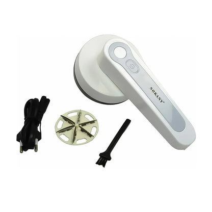Aparat de curatat scame Sokany SK-855, cu acumulator, Alb