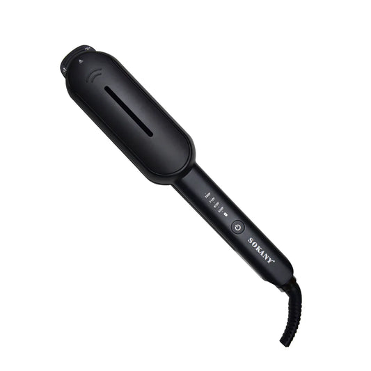 Placa 2 in 1 de indreptat si creponat parul Sokany SK-9703, 200 grade, invelis ceramic, Negru