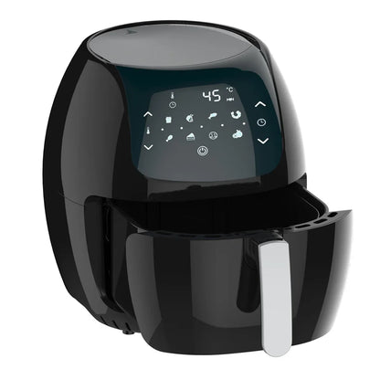 Friteuza fara ulei Sokany SK-8012, 1800W, 7.7L, Control Digital, Negru