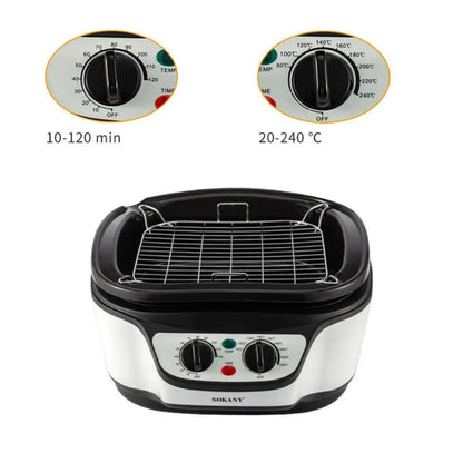 Multicooker 8 in 1 Sokany SK-806, 1500W, 5L, Alb