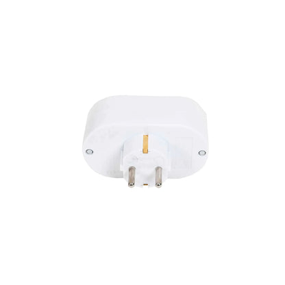 Adaptor cu 2 posturi, IP20, maxim 3680W, 16A, 230V, Z-TOOLS / SM-DBS-0102