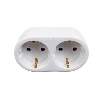 Adaptor cu 2 posturi, IP20, maxim 3680W, 16A, 230V, Z-TOOLS / SM-DBS-0102