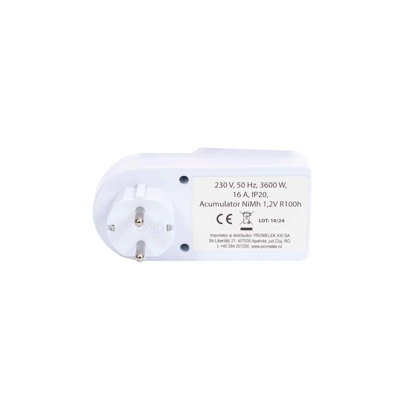 Priza programabica digital, 3600w, 24H/7-16A, 1min alb STROHM / SM-TGE-2B
