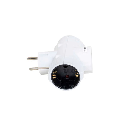 Adaptor cu 3 posturi, IP20, maxim 3680W, 16A, 230V, Z-TOOLS / SM-TRS-0103
