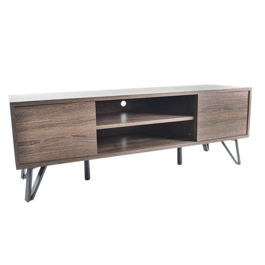 Comoda TV, stil modern, inaltime 50cm, Naimeed TV-6002, Stejar Inchis