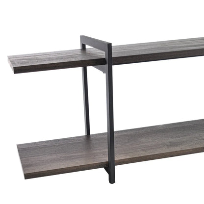 Comoda TV, stil modern, inaltime 50cm, Naimeed TV-6003, Stejar Inchis