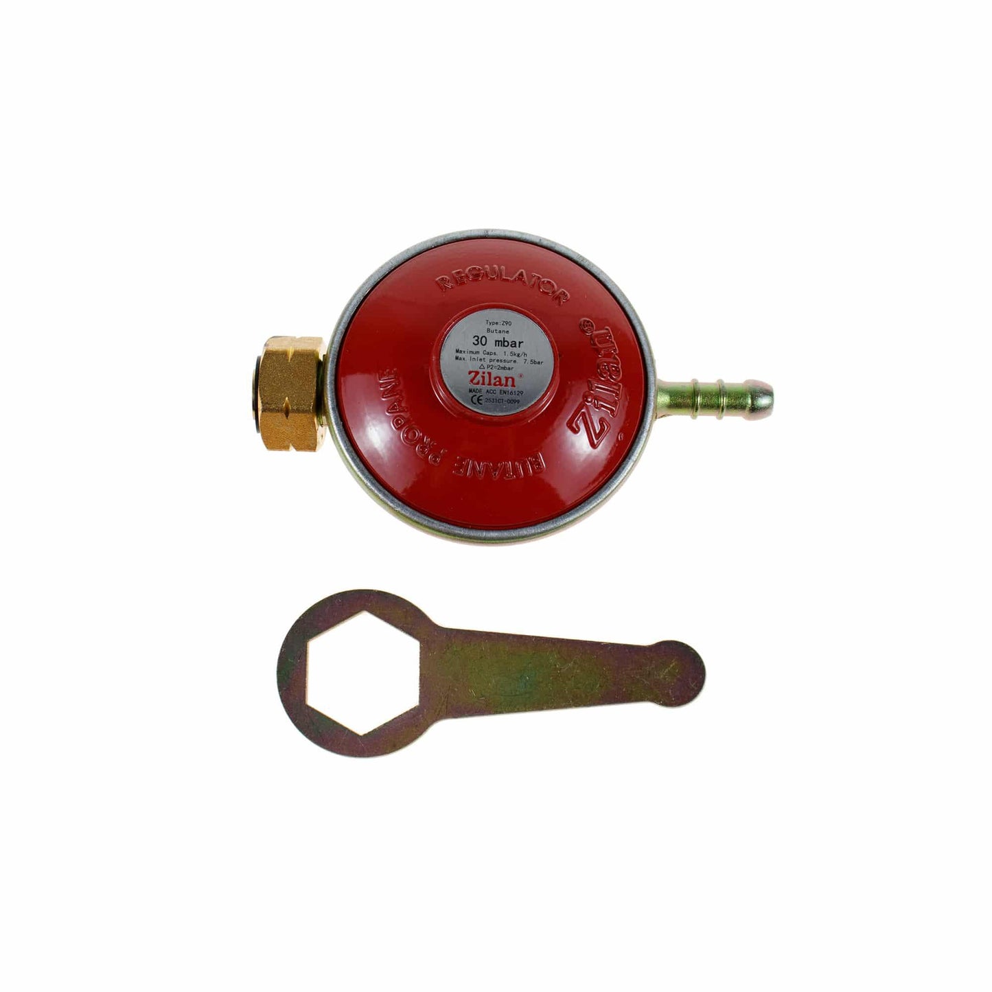 Pachet aragaz 2 ochiuri, 58x29 cm, plus (ceas pentru butelie, 2 m furtun pentru gaz, 3 coliere pentru furtun, aprinzator) ZLN 0025W_A