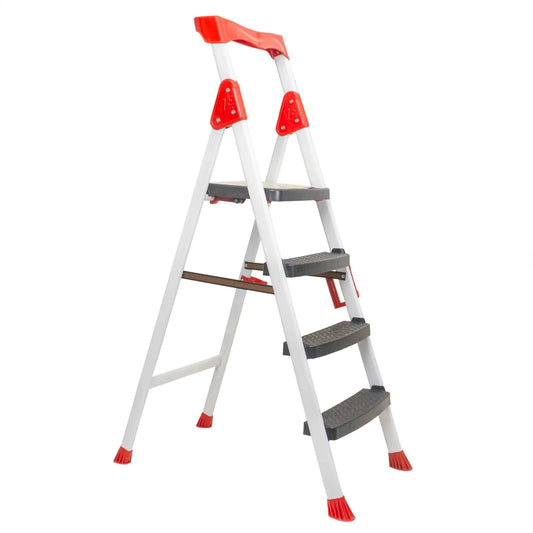 Scara metalica 3 trepte plus platforma, alb Z-TOOLS / ZLN 0683