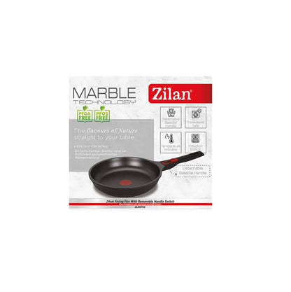 Tigaie ZILAN din ceramica, diametru 24cm, baza inductie / ZLN 0705