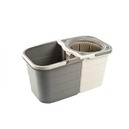Mop rotativ 360grade, cu doua recipiente  pentru apa, LISA / ZLN 0792