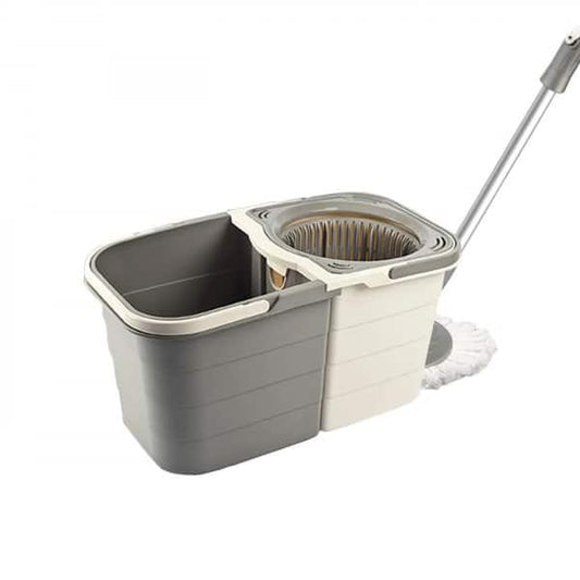 Mop rotativ 360grade, cu doua recipiente  pentru apa, LISA / ZLN 0792