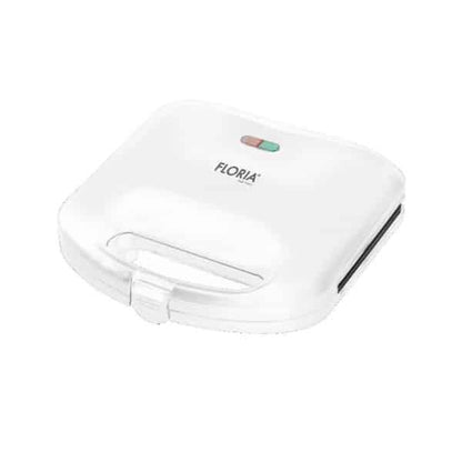 Sandwich maker, putere 750W, placa de tip grill, antiaderenta, indicator luminos, alb / ZLN 0830