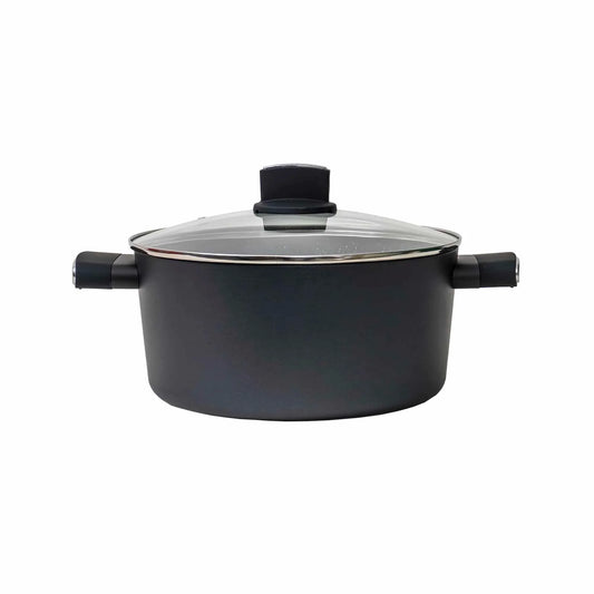 Oala cu capac de sticla, ECO cu diametru de 24 cm, capacitate 3L / ZLN 0843