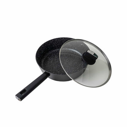 Tigaie adanca din aluminiu cu capac, 28cm / ZLN 0898