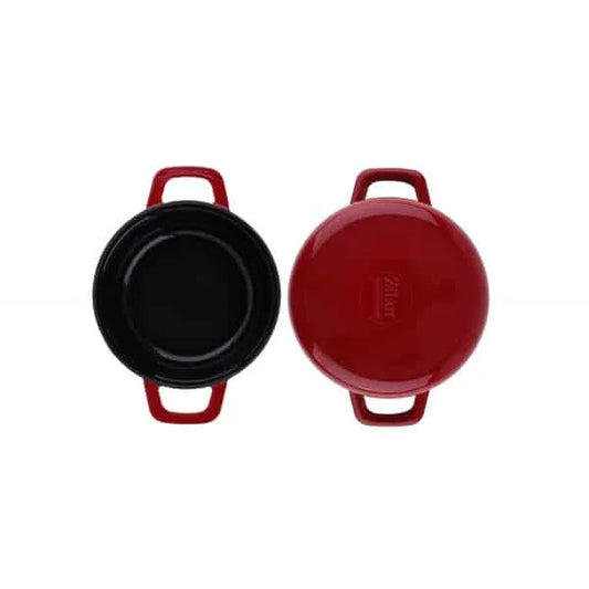 Oala din fier turnat prin presiune, capacitate 2.1L, diametru 24cm, inaltime 7cm ZILAN / ZLN 0958