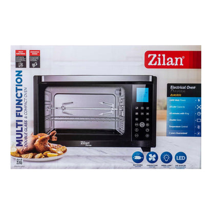Cuptor electric Zilan, putere 1600W, capacitate 28L, temperatura reglabila, digital / ZLN 1031