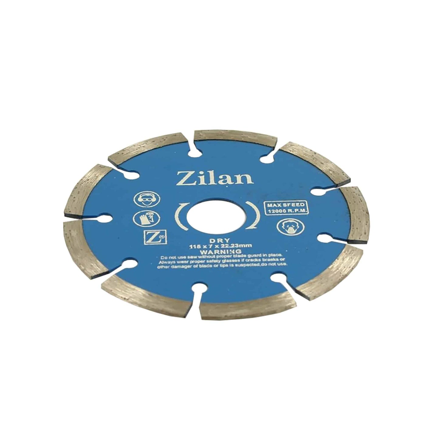 Disc diamentat segmentat 115x7x22.23mm / ZLN 1045