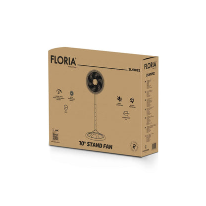 Ventilator cu picior, 3 trepte de viteza, putere 55W FLORIA / ZLN 1092