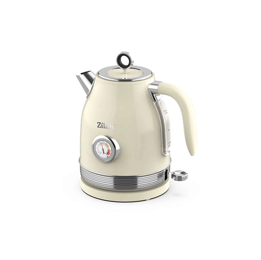 Fierbator RETRO, capacitate 1.7l, Putere 2200W, rotire 360, crem ZILAN / ZLN 1184