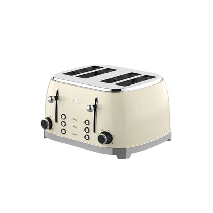 Prajitor RETRO, cu 6 trepte de prajire, putere 1500w, indicator luminos crem ZILAN / ZLN 1214