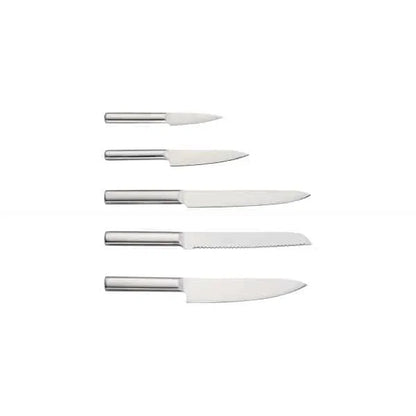 Set cutite 7 piese din otel inoxidabil, cu suport si tocator ZILAN / ZLN 1627