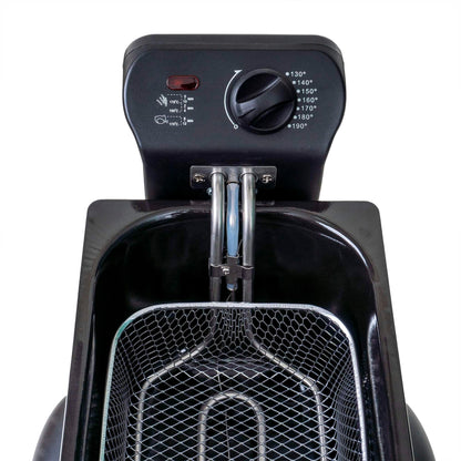 Friteuza din inox, putere 2180W, capacitate 3L, termostat reglabil / ZLN 1819