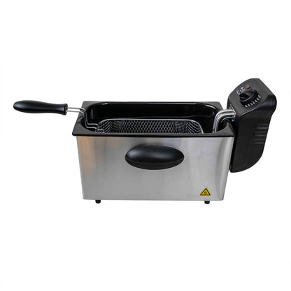 Friteuza din inox, putere 2180W, capacitate 3L, termostat reglabil / ZLN 1819