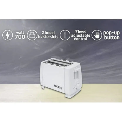 Prajitor de paine, putere 700W, cu 7 nivele de control al temperaturii, buton de oprire / ZLN 1833