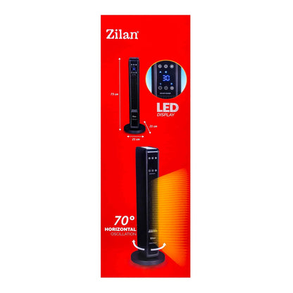 Aeroterma ceramica turn, putere 2200W, ecran cu atingere si Timer 8H / ZLN 2076
