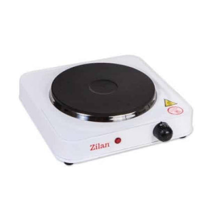Plita electrica 1 ochi cu termostat reglabil in 5 trepte, putere 1500W, alb / ZLN 2173