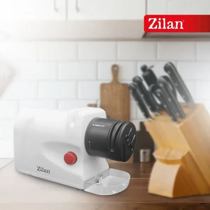 Ascutitor de cutite electric, cu doua nivele, ascutire si slefuire, putere 15W / ZLN 2175