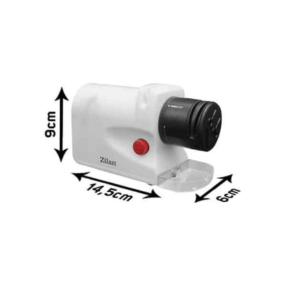 Ascutitor de cutite electric, cu doua nivele, ascutire si slefuire, putere 15W / ZLN 2175
