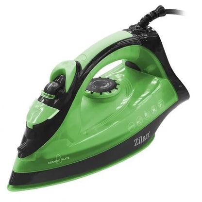 Fier de calcat talpa ceramica, putere 2200W, calcare cu aburi si uscata, functie autocuratare, verde / ZLN 2189