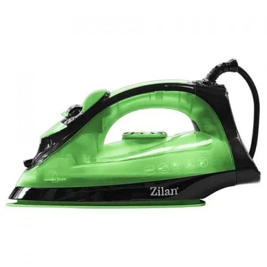 Fier de calcat talpa ceramica, putere 2200W, calcare cu aburi si uscata, functie autocuratare, verde / ZLN 2189