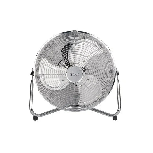 Ventilator rotund cu suport, 3 trepte de viteza, putere 50W, diametru 36cm, inox ZILAN / ZLN 2348